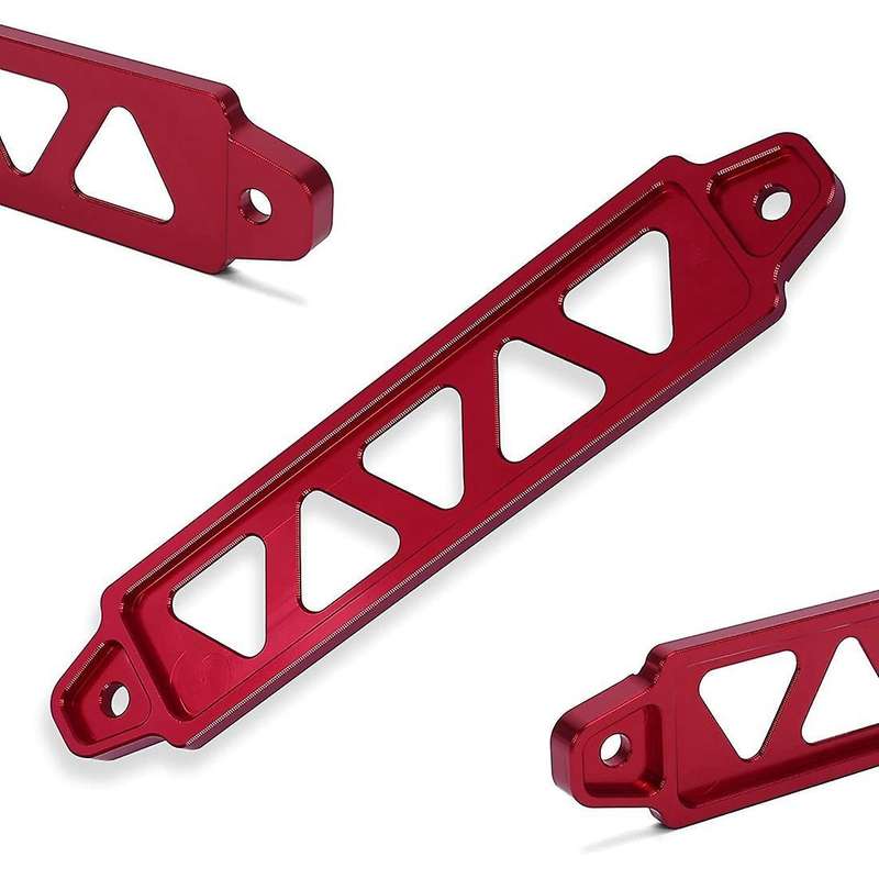 Battery Tie Down Bracket Accessories for Honda Civic Acura,red