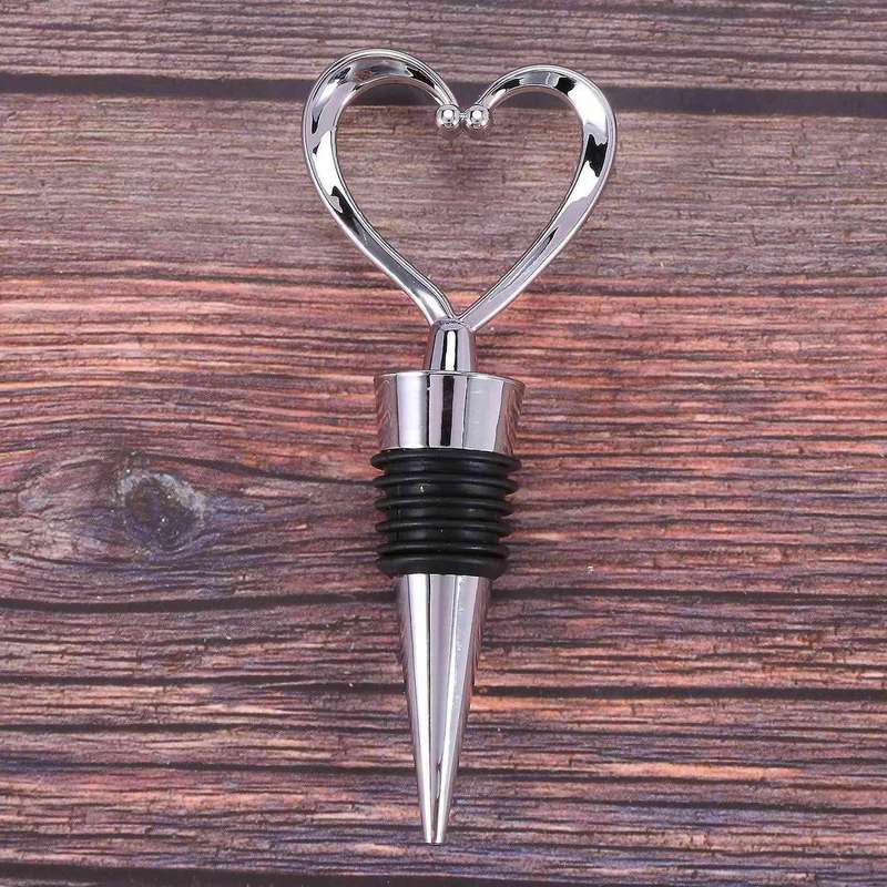 4pcs Heart Wine Bottle Stoppers, for Sealing Wine, Beer - Wine Corks