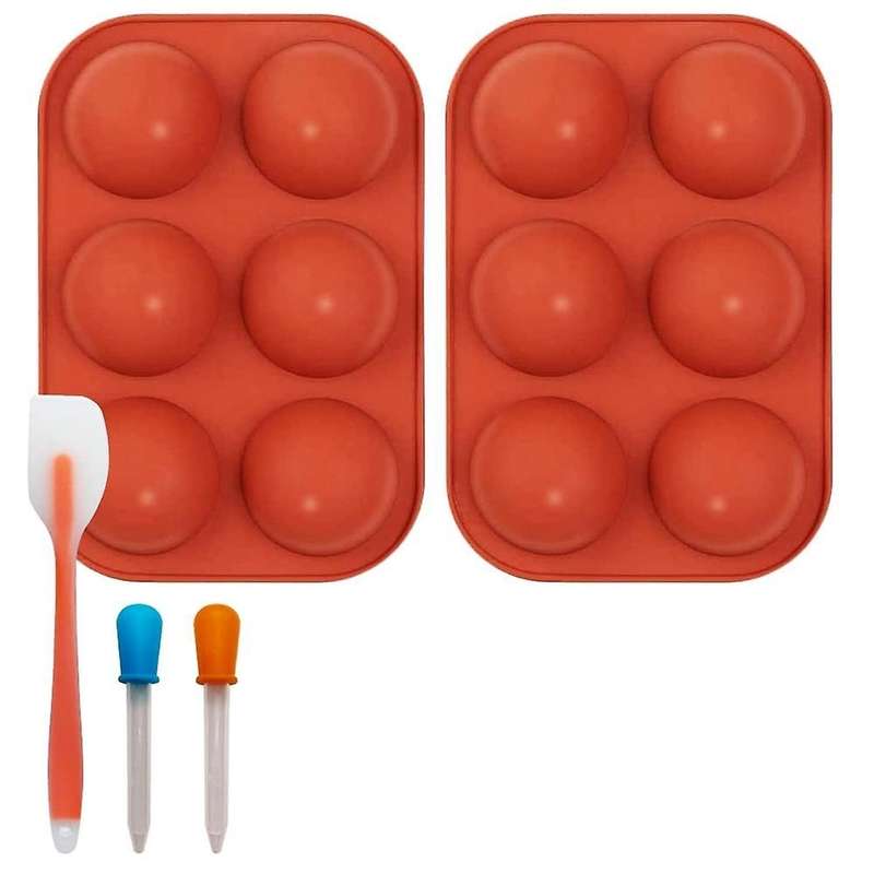 Silicone Baking Mold, Large Semi Sphere High Heat Silicone Small