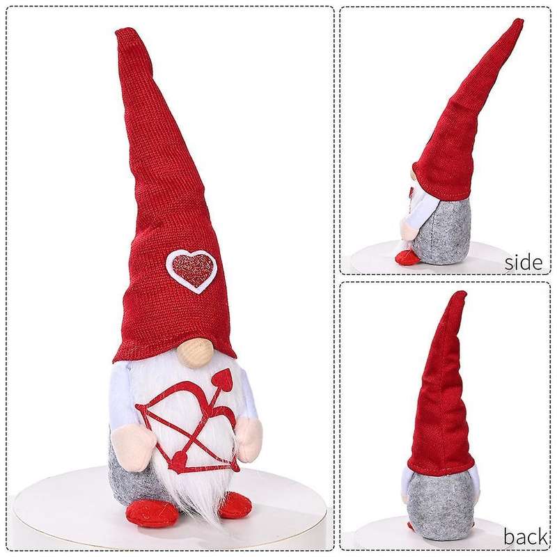 Valentines Day Decor - Home Table Elf Gnomes Decor Ornaments, B