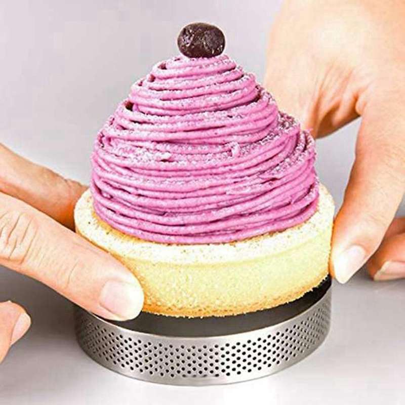 Mousse Ring Tower Ring with Hole Kitchen Baking Cake Mousse Mold