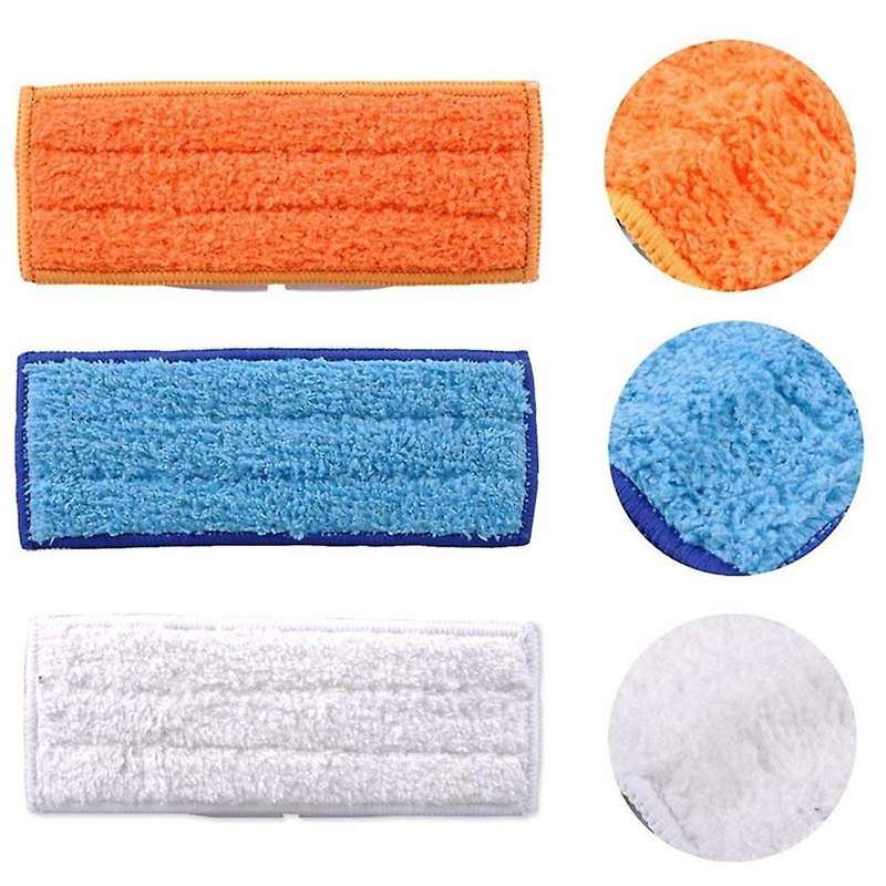 3 Pcs Washable Wet Mopping Pads Damp Pads Dry Pad Cloth