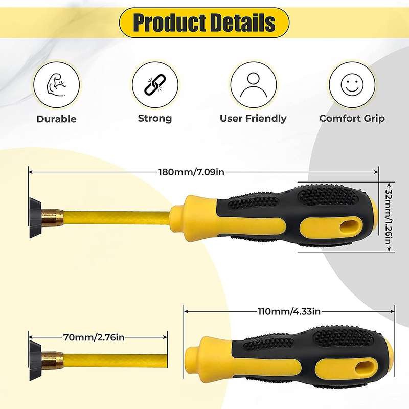 Grout Removal Tool 4 In 1 (carbide Alloy Head), Caulking Removal Tool