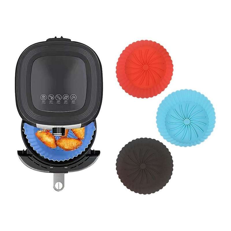 Air Fryer Silicone Pot,air Fryer Liners,air Fryer Accessories, Red