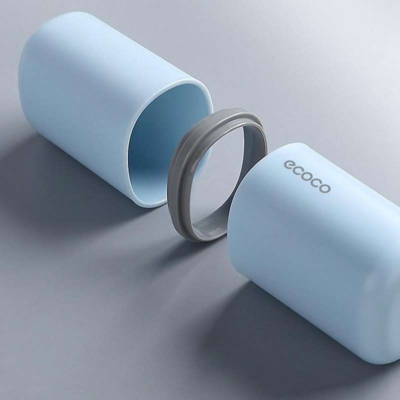 Ecoco Travel Toothbrush Toothpaste Holder Storage Box Storage Cup -a