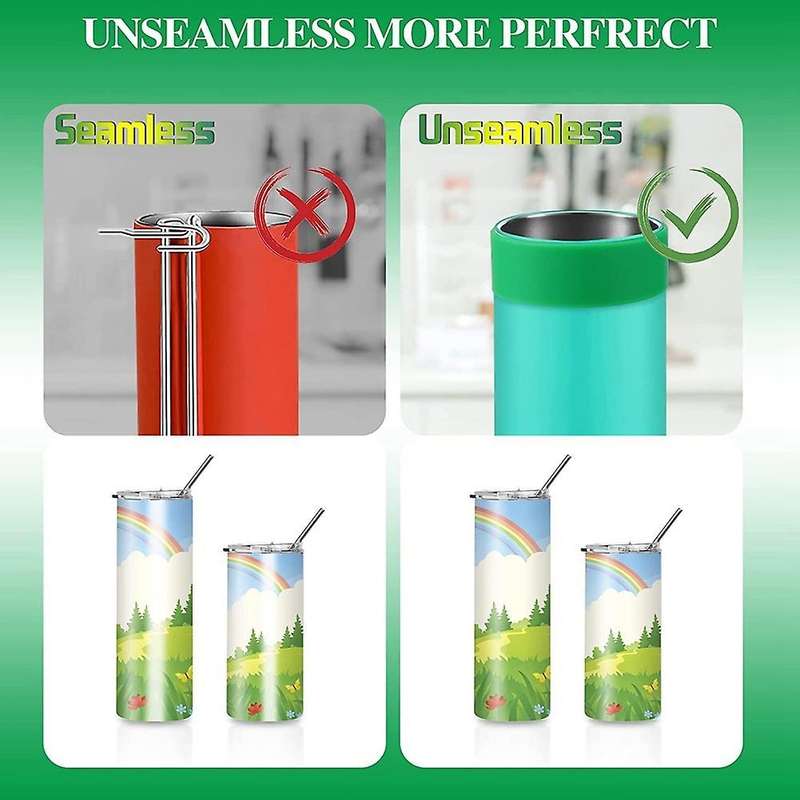 10 Pack Silicone Bands for Sublimation Tumbler, Diy Blank Cup B