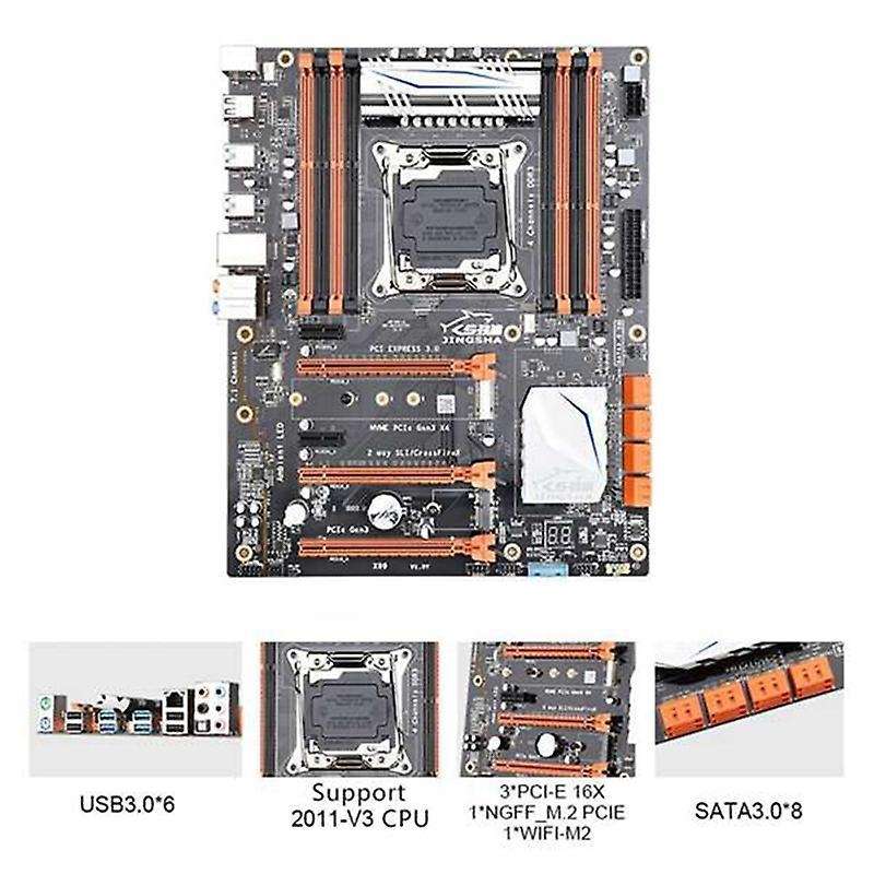 X99 Motherboard Simulator Lga2011-3 Ddr3 Three Generation Memory