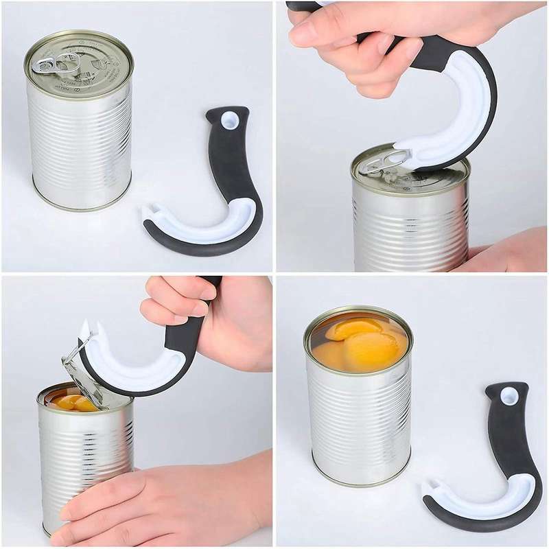 2pcs Easy Open Ring Pull Can Opener Easy Grip Opener Ring-pull Helper