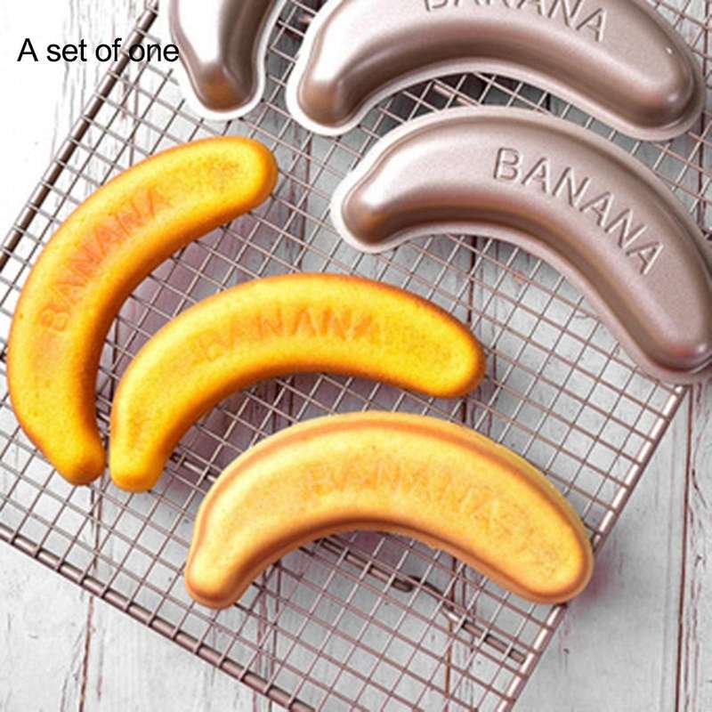 Banana Shape Cake Mold for Baking Mousse Decorating Pastry Pan Tools