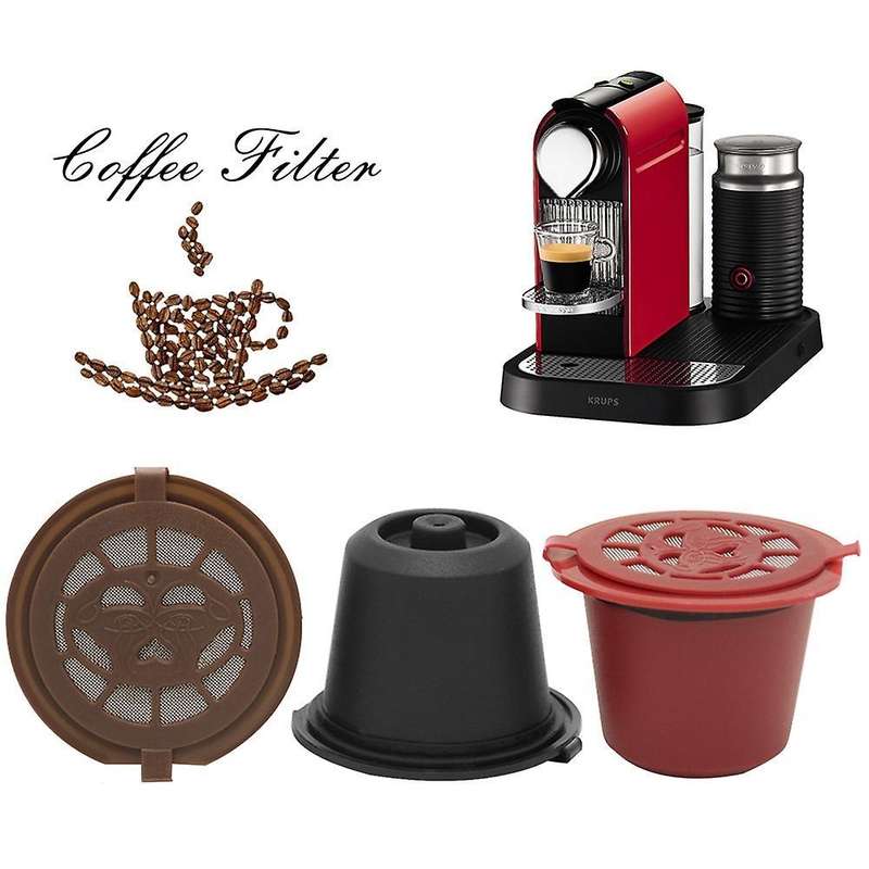 10pcs for Nespresso Refillable Reusable Coffee Cup Machine Filter,c