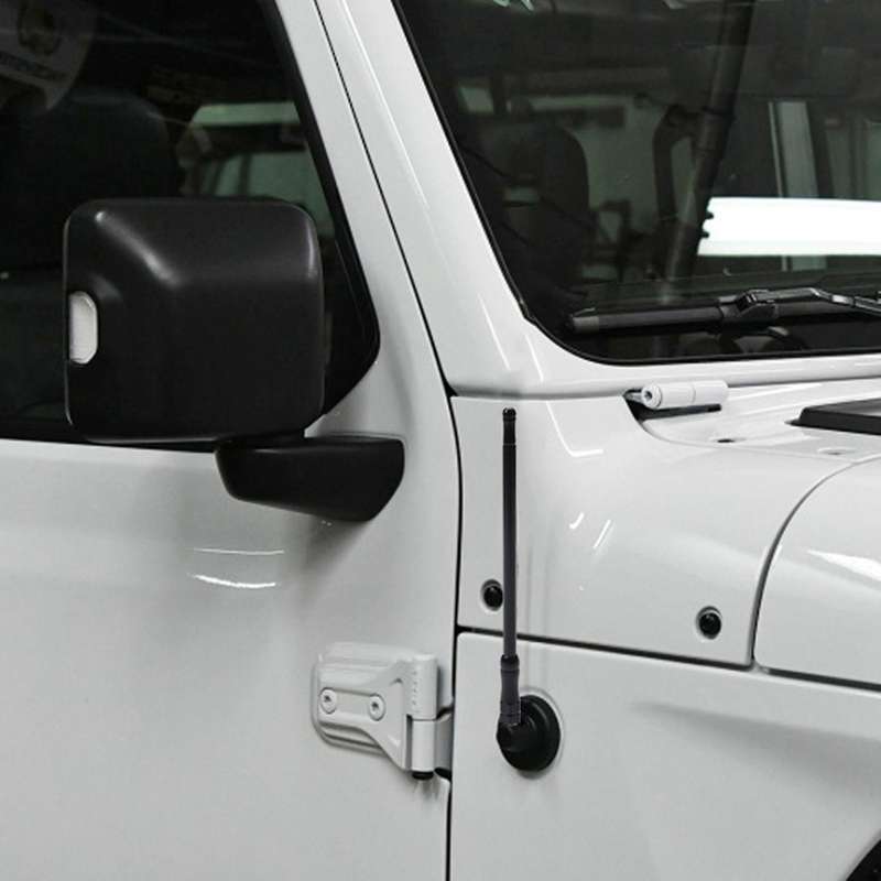 6.7 Inch Reflex Antenna Designed for Jeep Wrangler Black
