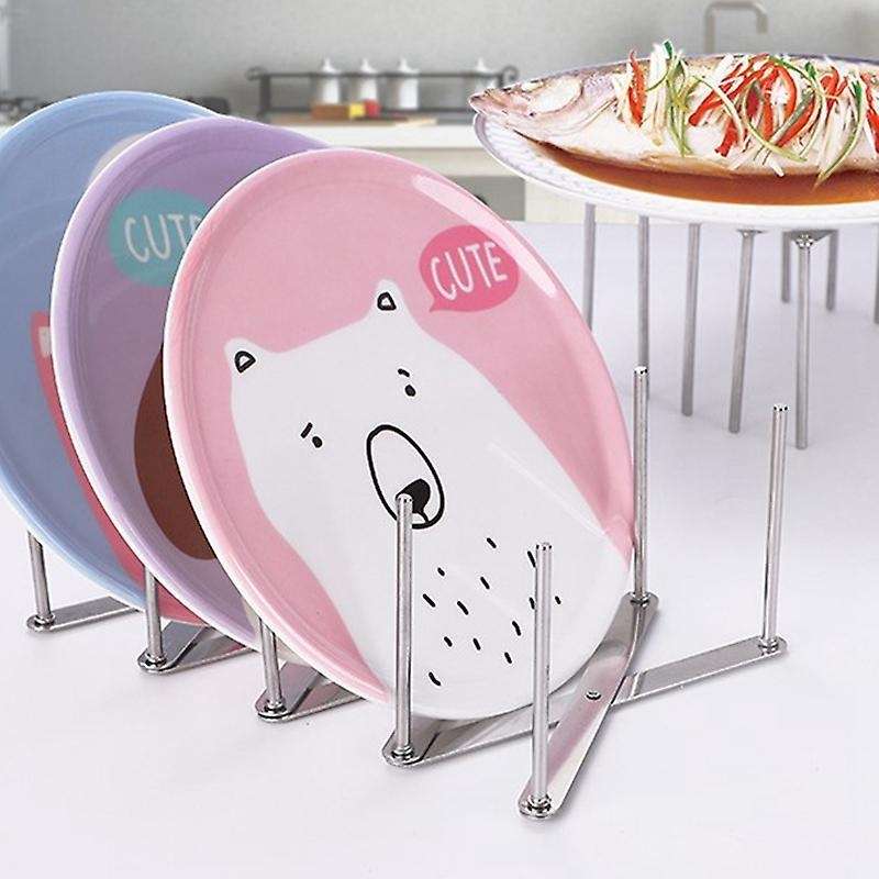 Kitchen Organizer Pot Lid Rack Spoon Plate Holder 1pcs