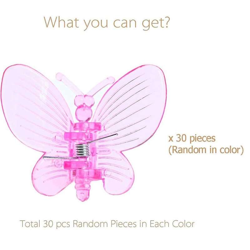 30pcs Butterfly Plant Clips Orchid for Support Flower Orchid Vine