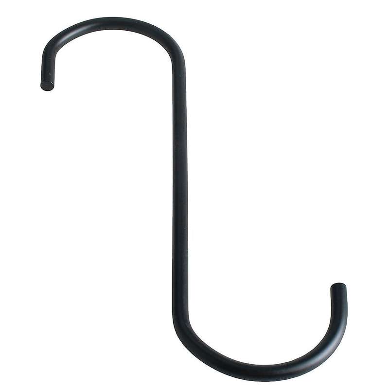 6.5 Inch Black S-shaped Hanging Hooks Heavy-duty S Type Hooks