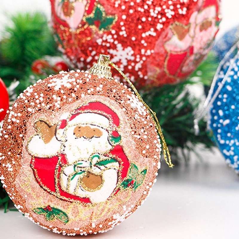 Christmas Tree Balls Small Bauble Hanging Home Party Ornament ,blue