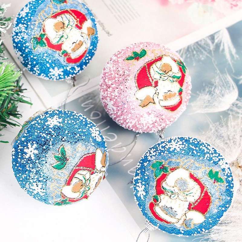 Christmas Tree Balls Small Bauble Hanging Home Party Ornament ,blue