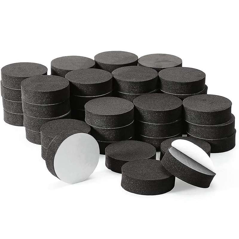 48pcs Plant Pot Feet Risers Natural Rubber Flower Pot Mat Invisible