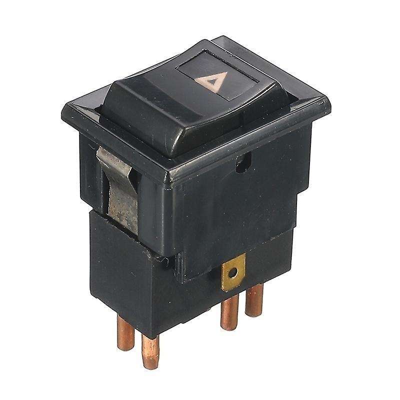7 Pins Black Hazard Warning Lamp Switch for Land Rover Defender 90