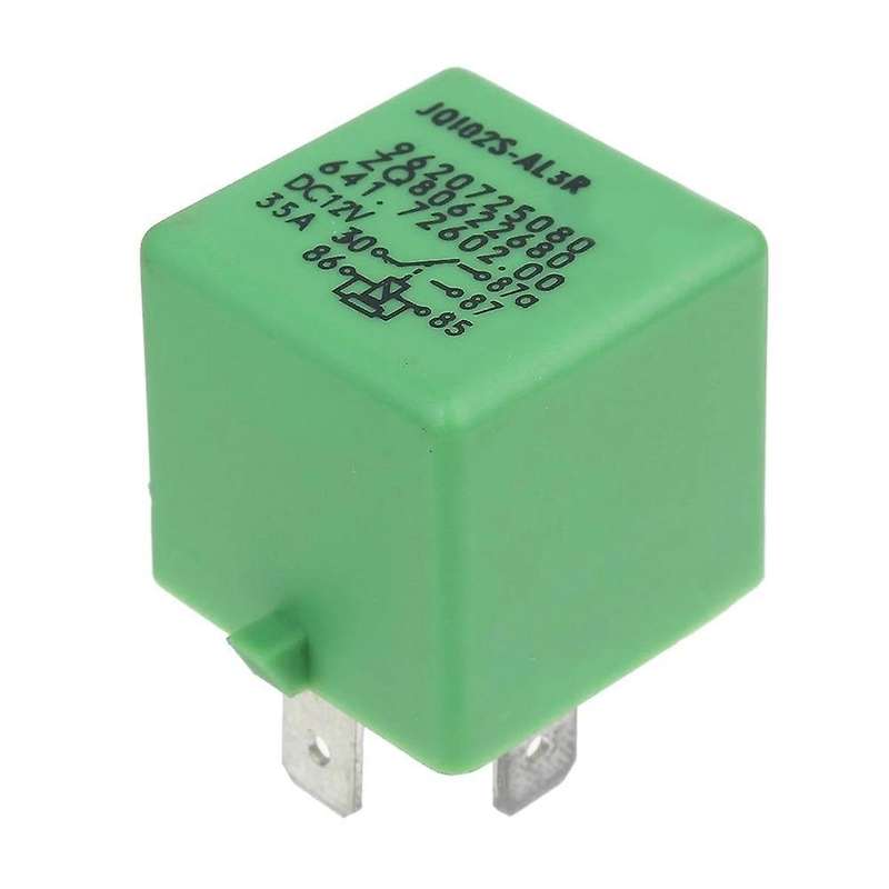 Cooling Radiator Fan Relay Green for Peugeot 206 207 306 307 406 407