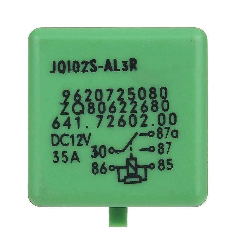Cooling Radiator Fan Relay Green for Peugeot 206 207 306 307 406 407