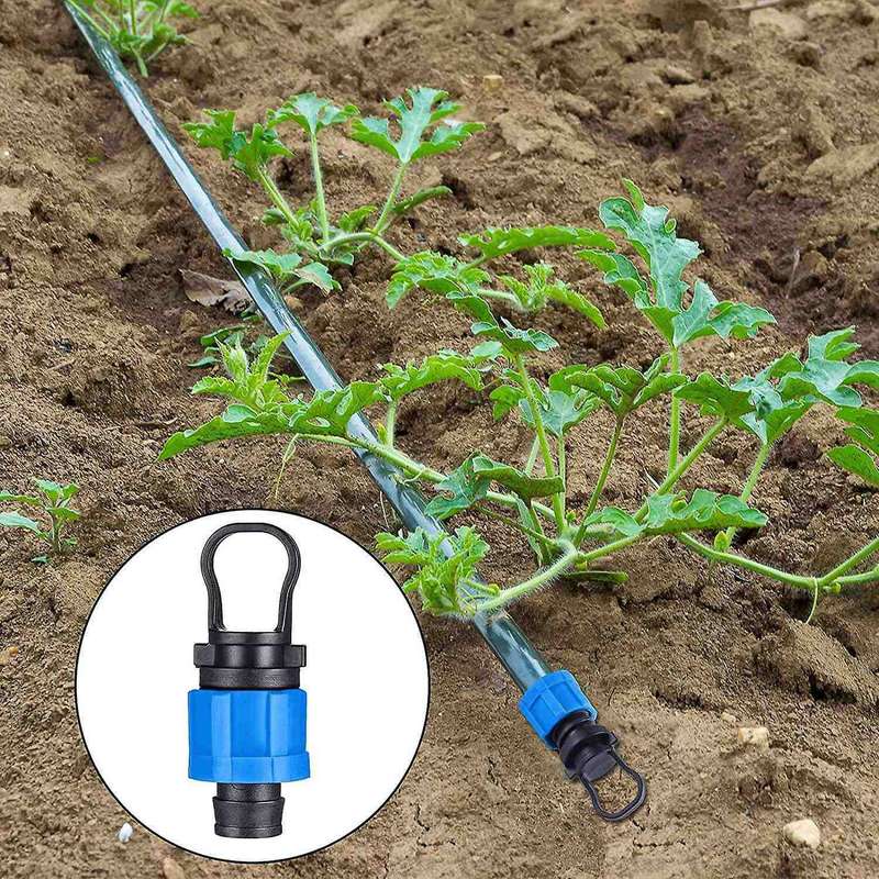 12 Pcs Drip Irrigation Tubing End Cap Plug 1/2 Inch End Cap Fitting