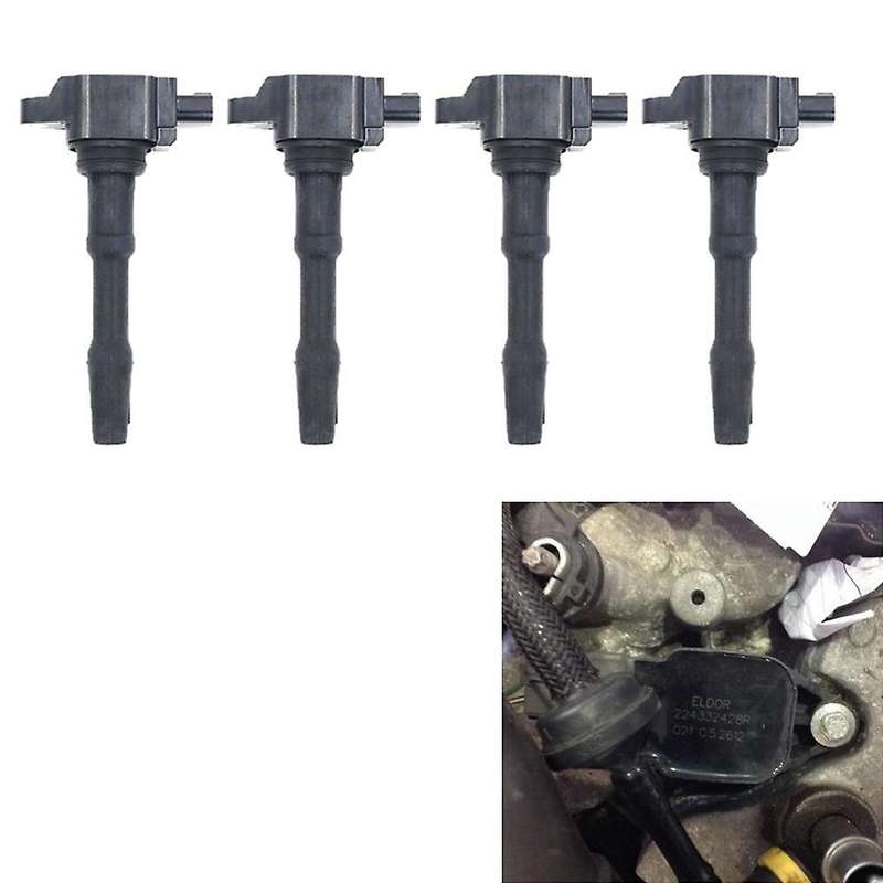 4pcs Ignition Coil for 16-17 Smart 0.9l 1.0l for Dacia Dokker Duster