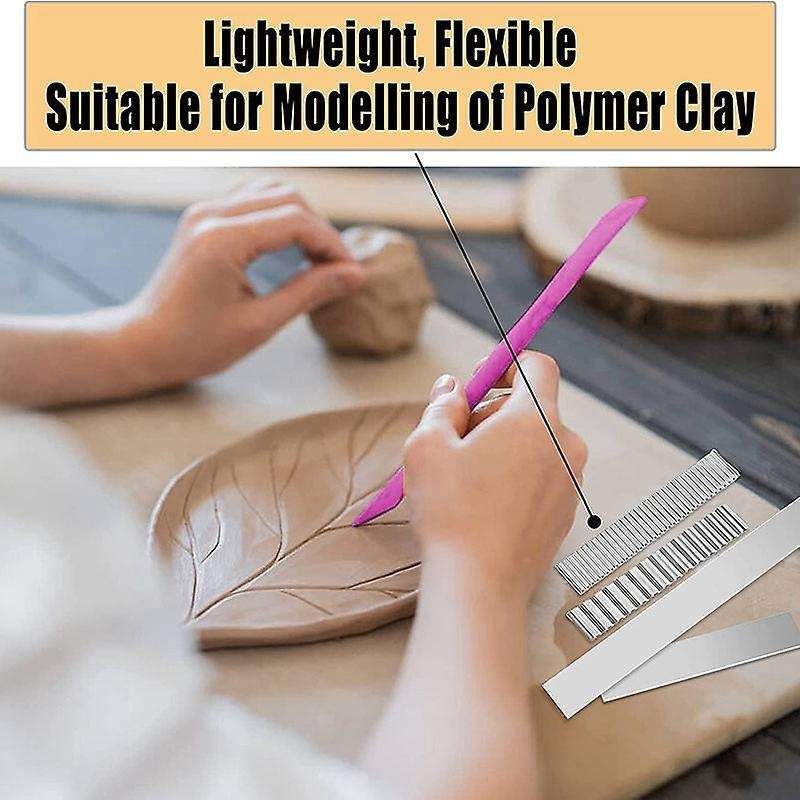 8pcs Flexible Polymer Clay Cutter Slicing Tools for Diy Craft Cutting