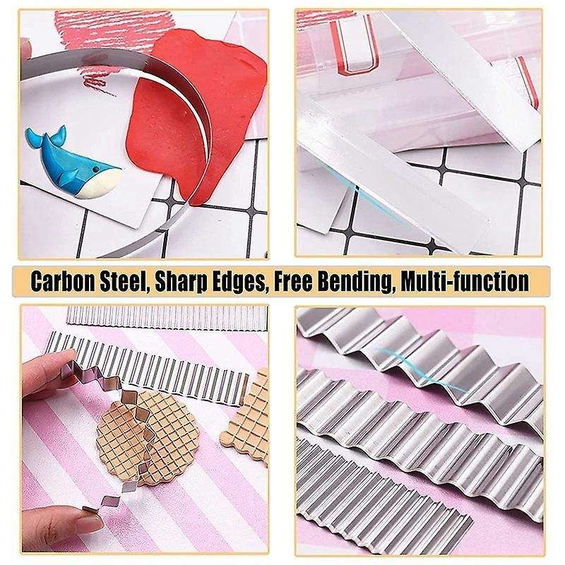 8pcs Flexible Polymer Clay Cutter Slicing Tools for Diy Craft Cutting