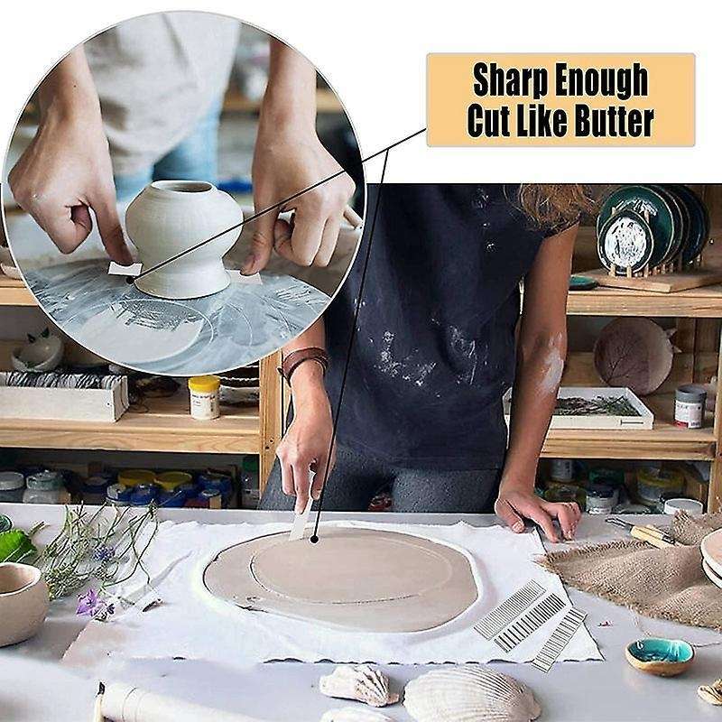 8pcs Flexible Polymer Clay Cutter Slicing Tools for Diy Craft Cutting