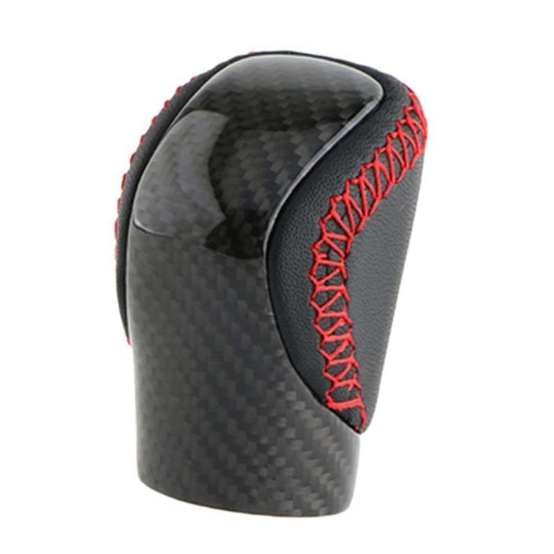 Car Carbon Fiber Black Pu Leather Gear Ball Head for Lexus Es Is Rx