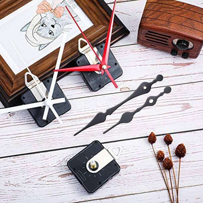 2pcs Non-ticking Quartz Diy Wall Clock Movement Mechanism Kit