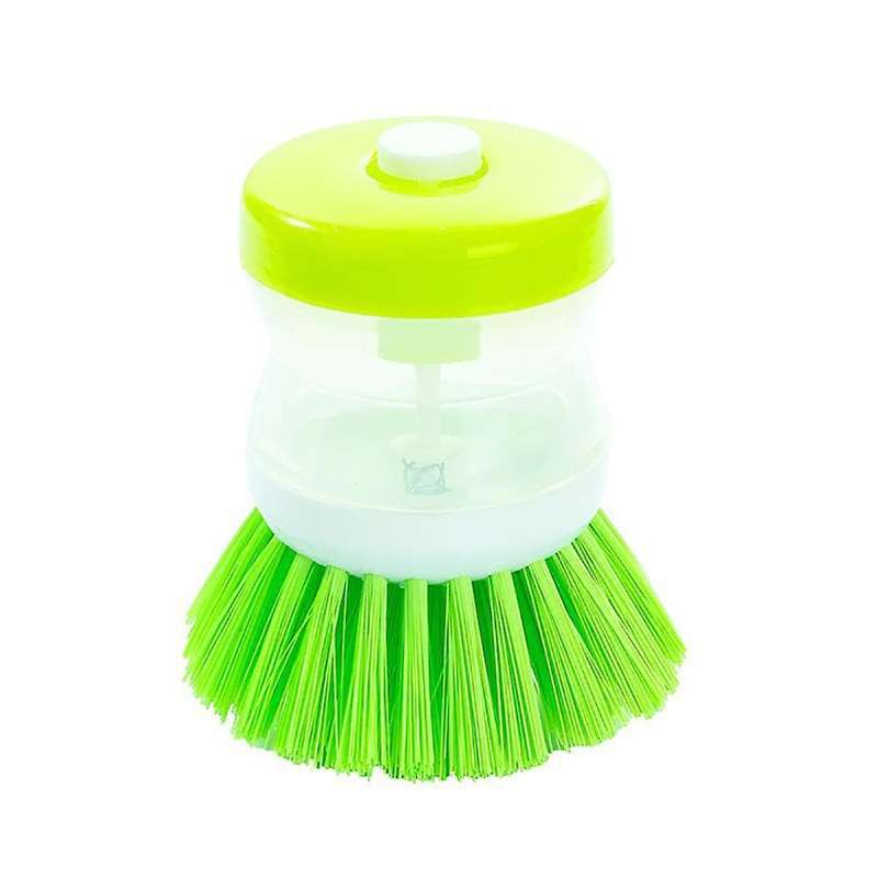 Kitchen Wash Tool Pot Dish Plastic Brush with Washing Up Liquid Soap
