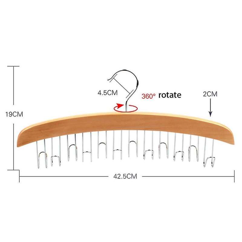 Multifunctional Wooden Belt Hanger Belts Rack Wood