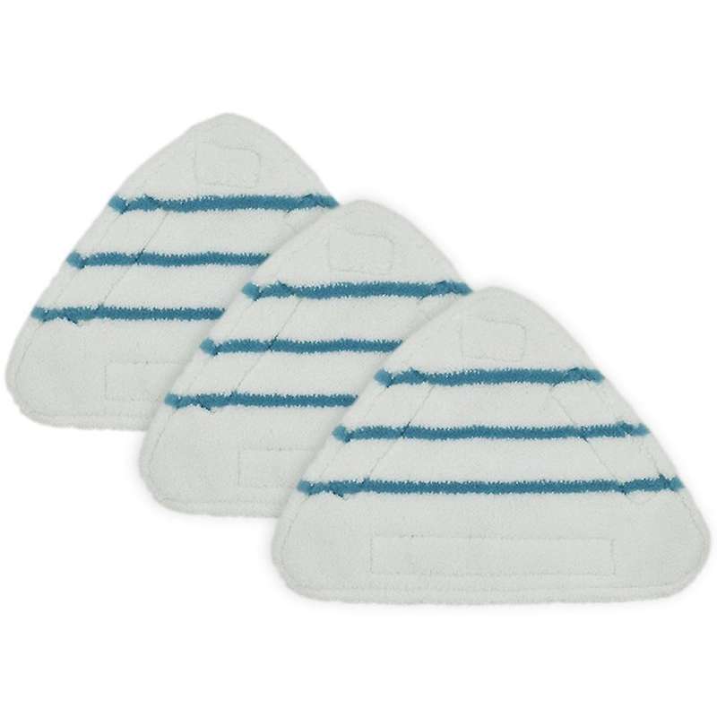 3pcs Steam Mop Pads Triangle Washable Cloth Cleaning Floor Fittings