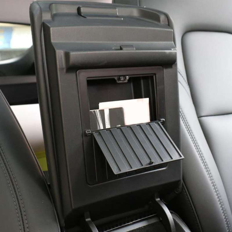 Storage Box Center Console Organizer, Armrest Storage Box for Tesla
