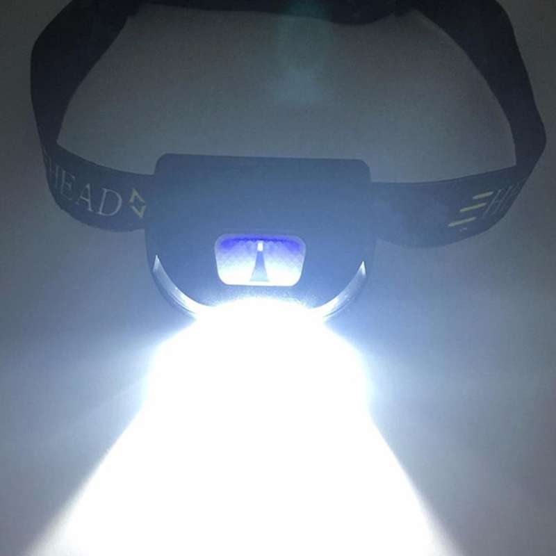 Smart Sensor Head Light Lamp Usb Rechargeable Night Fishing Green