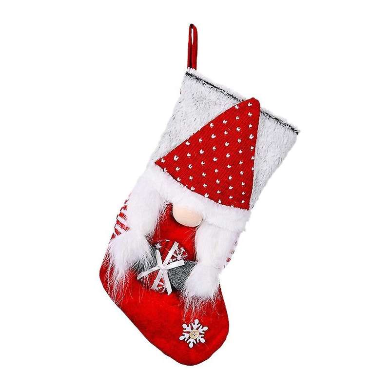 Gnomes Santa Christmas Stockings for Family Christmas Decoration - A