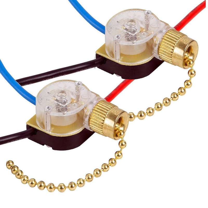 3pack Ceiling Fan Light Switch Ze-110 Fan Switch 3 Way (bronze)