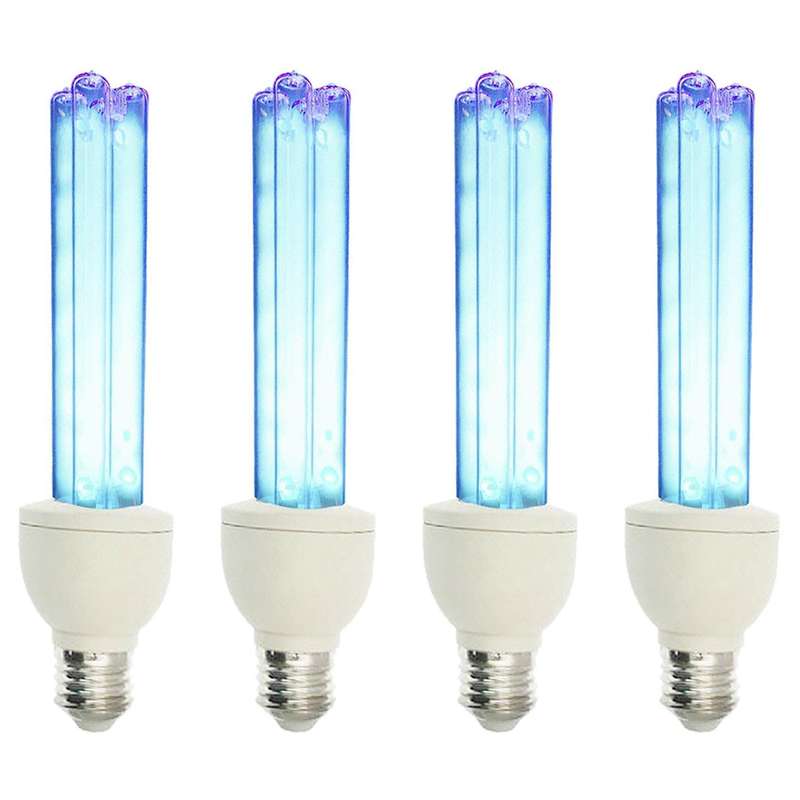 4x E27 Uv Light Tube Bulb Disinfection Lamp Germicidal Lamp Bulb