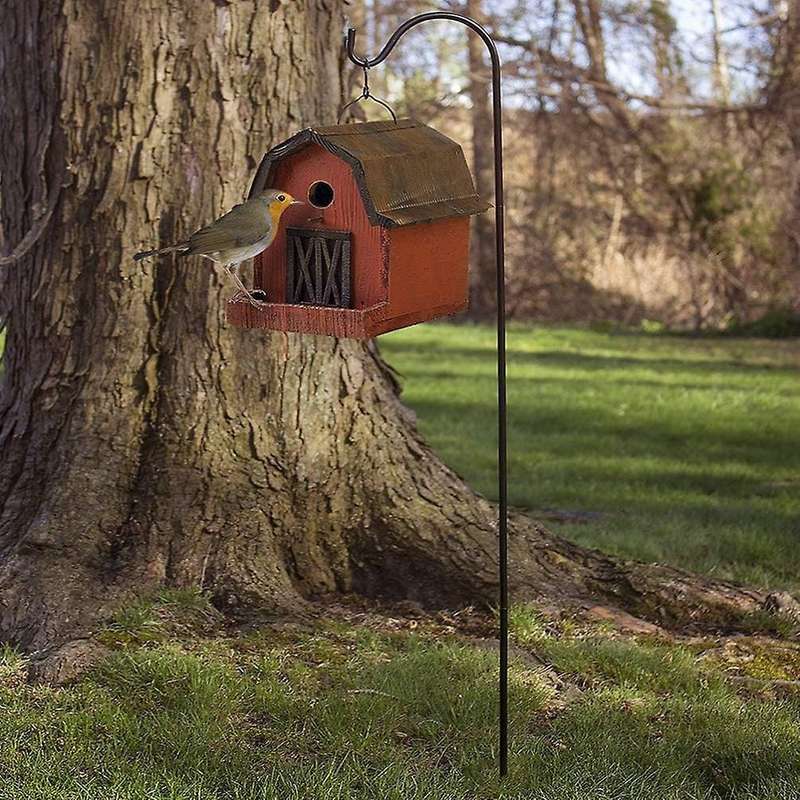 Shepherd Hooks Rust Resistant Garden Stake Metal Stand 80.5x10x1cm