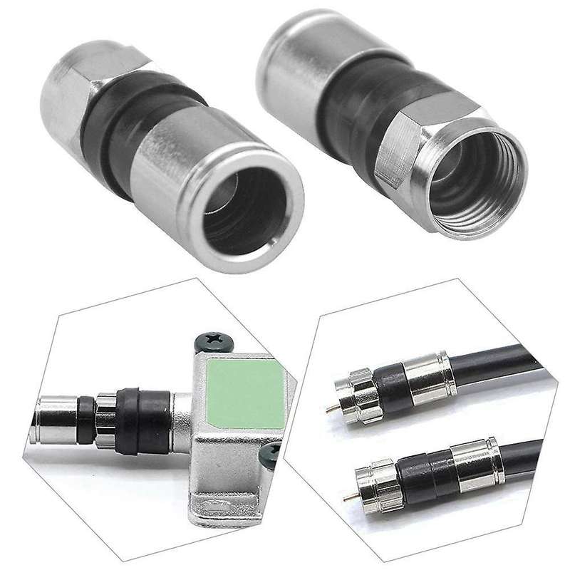 20pcs F Type Converter Connector for Cctv Antenna Camera System