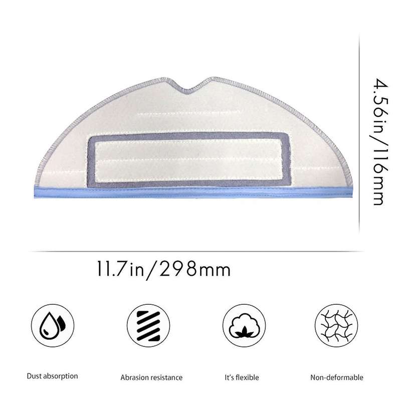 Sweeping Robot Accessories Replacement Cleaning Cloth for Stone