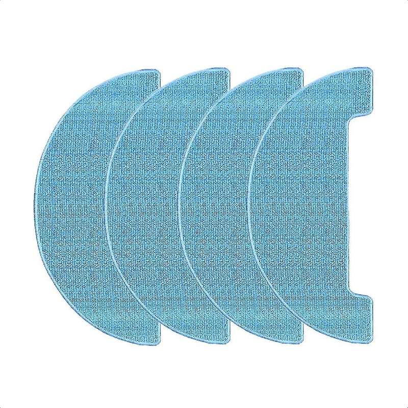 4pcs Replacement Mop Cloths Compatible for Coredy R500,r550(r500+)