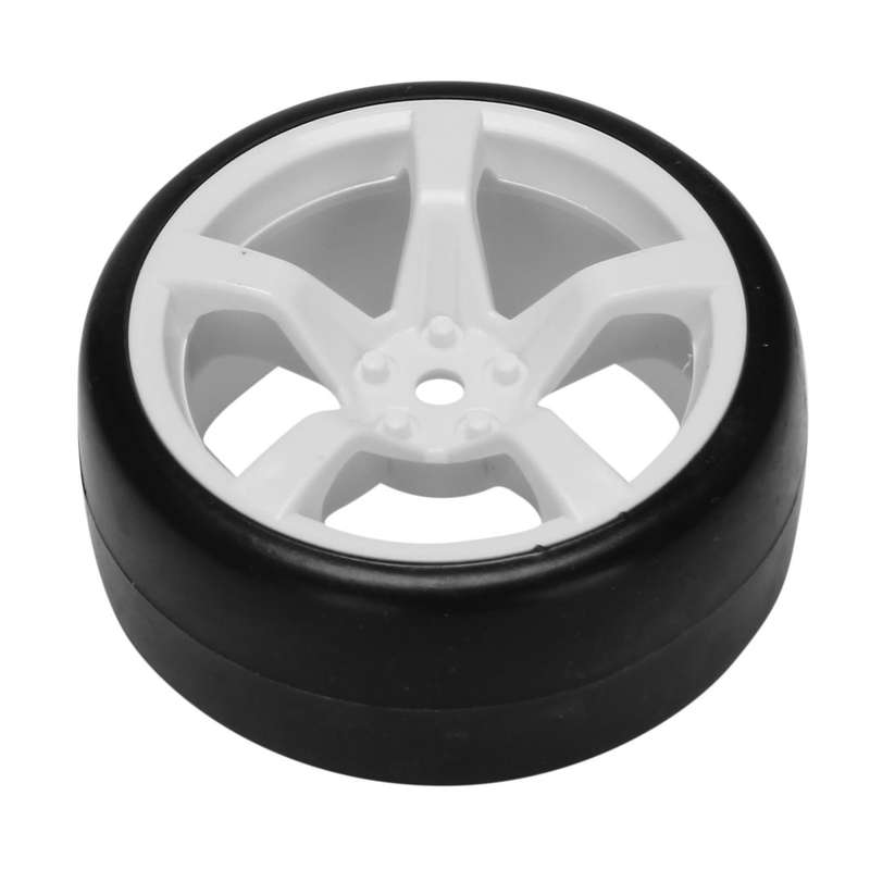 4pcs Rc Cars On Road Drift Smooth Wheel Hub Rubber Tires