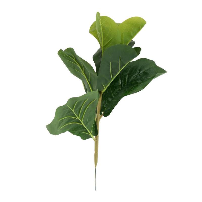Small Artificial Fiddle 11inch Faux Ficus Lyrata Tree for Home Decor