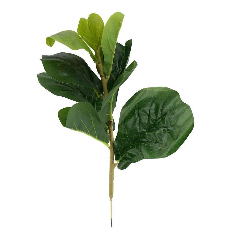 Small Artificial Fiddle 11inch Faux Ficus Lyrata Tree for Home Decor