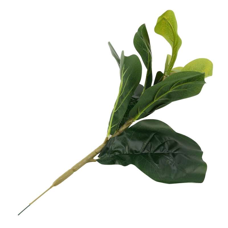 Small Artificial Fiddle 11inch Faux Ficus Lyrata Tree for Home Decor