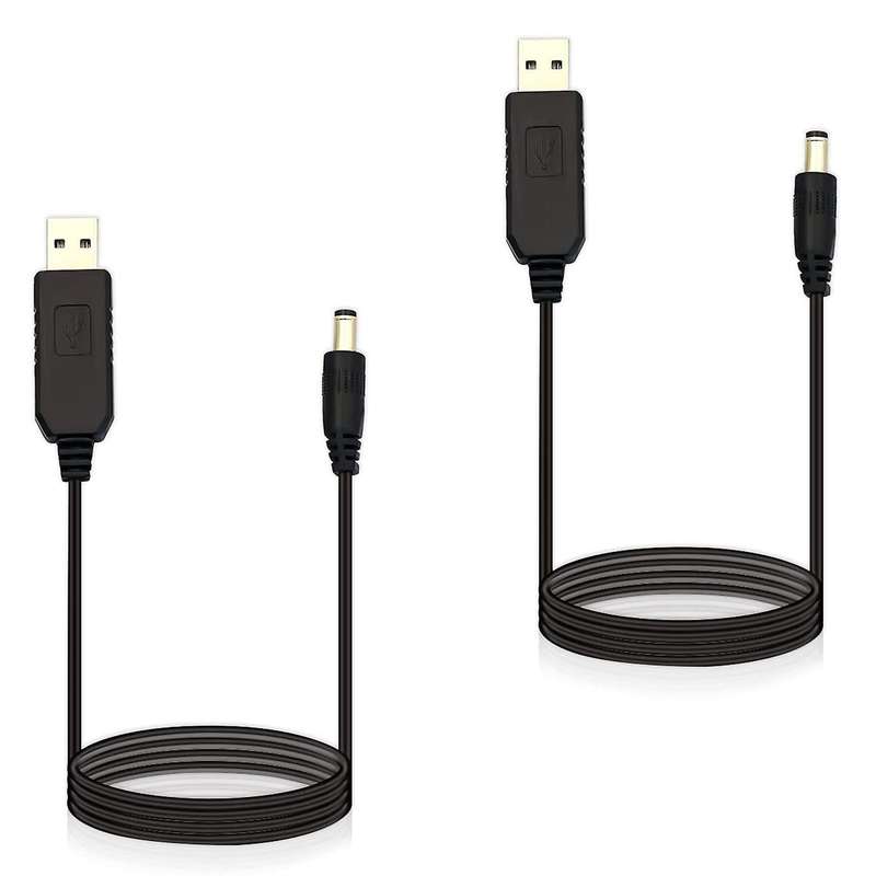 4pcs Usb Dc 5v to Dc 12v Step Up Converter Cable
