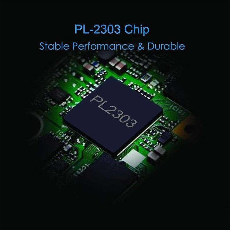 Usb 2.0 to Rs232 Male Cable (pl2303 Chip) with Rs232 Female Adapter