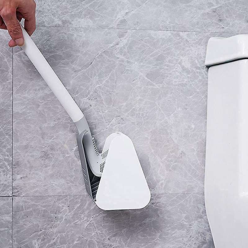 Long-handled Toilet Brush, Golf Brush Head Toilet Brush Blue